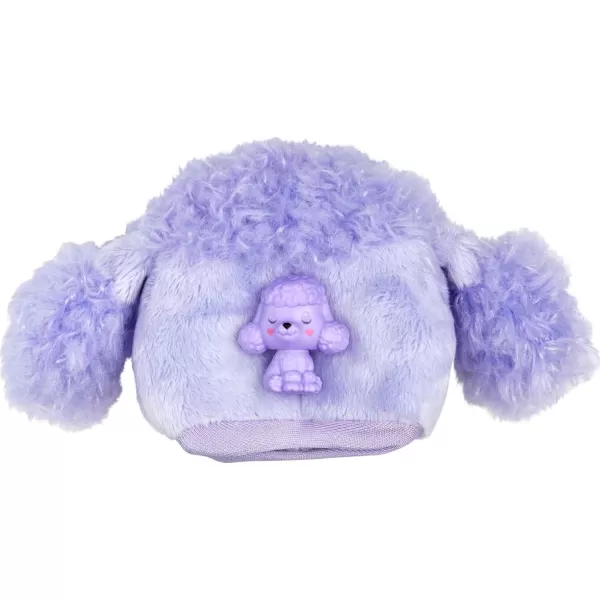 imageBarbie Cutie Reveal Doll with Purple Hair ampamp Poodle Costume 10 Suprises Include Accessories ampamp Mini Pet Styles May VaryBlue purple