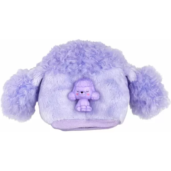 imageBarbie Cutie Reveal Doll with Purple Hair ampamp Poodle Costume 10 Suprises Include Accessories ampamp Mini Pet Styles May VaryBlue purple