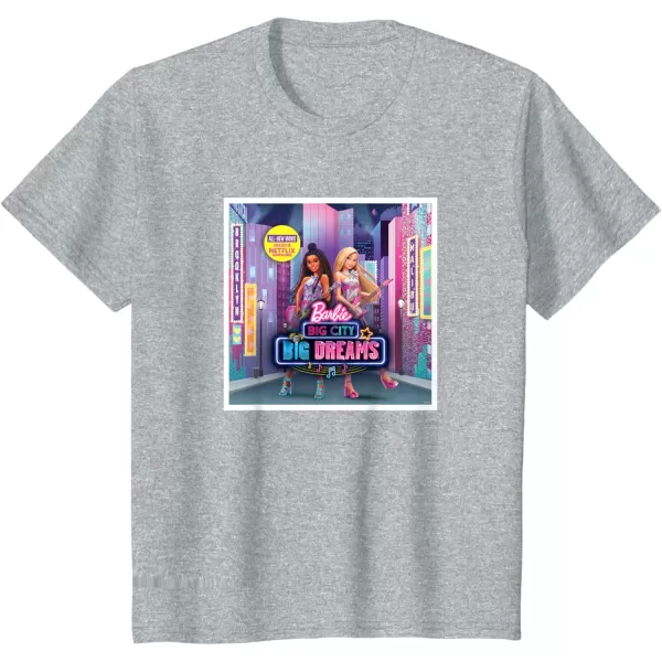 imageBarbie  Big City Big Dreams Poster TShirtHeather Grey