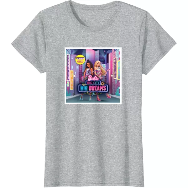 imageBarbie  Big City Big Dreams Poster TShirtHeather Grey