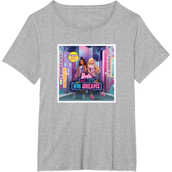 imageBarbie  Big City Big Dreams Poster TShirtHeather Grey