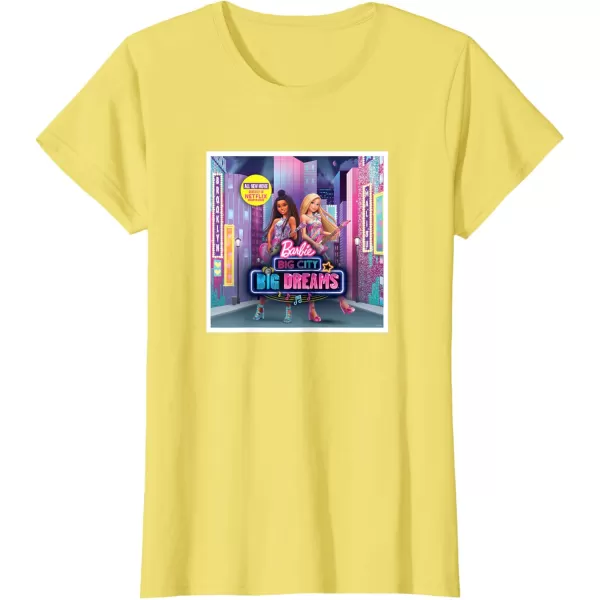 imageBarbie  Big City Big Dreams Poster TShirtLemon Yellow