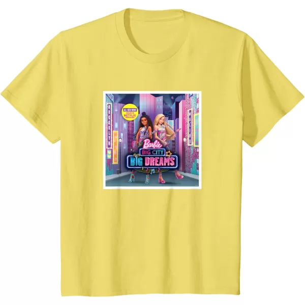 imageBarbie  Big City Big Dreams Poster TShirtLemon Yellow