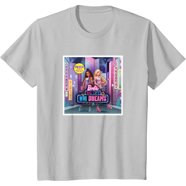 imageBarbie  Big City Big Dreams Poster TShirtSilver Grey