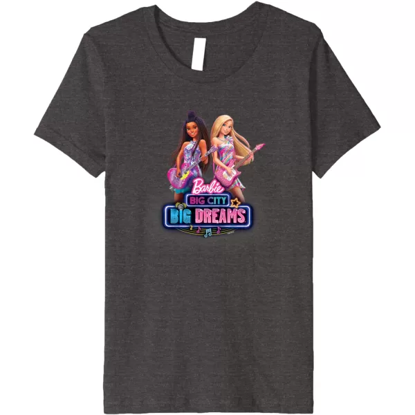 imageBarbie Big City Big Dreams Premium TShirtDark Heather Grey