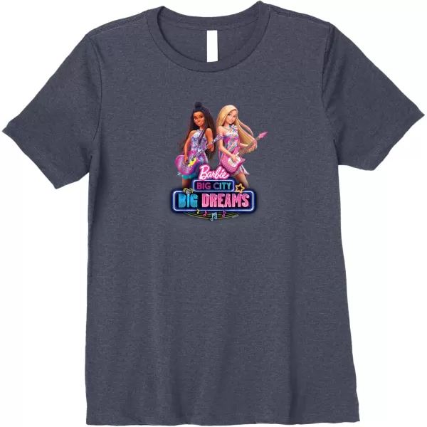 imageBarbie Big City Big Dreams Premium TShirtHeather Blue