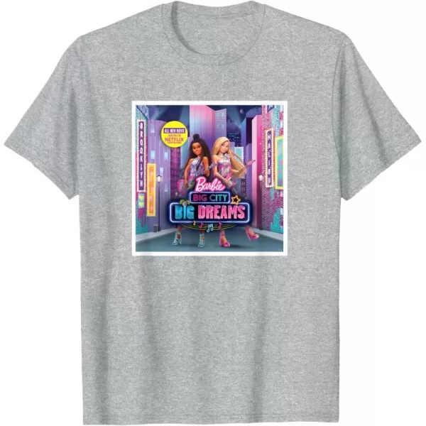 imageBarbie  Big City Big Dreams Poster TShirtHeather Grey