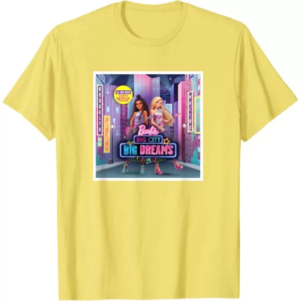 imageBarbie  Big City Big Dreams Poster TShirtLemon Yellow