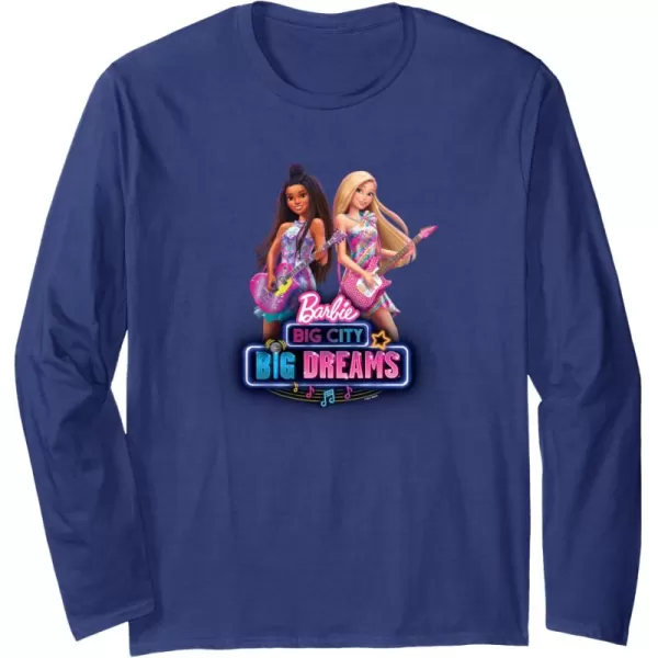 imageBarbie Big City Big Dreams Long Sleeve TShirtNavy Blue