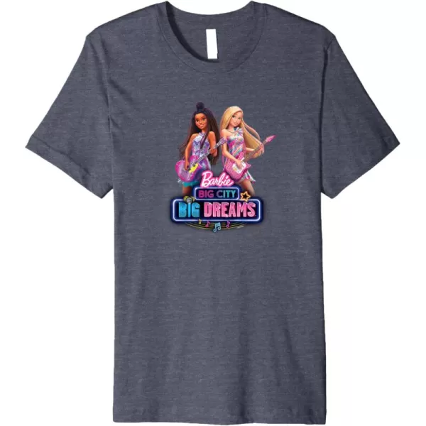 imageBarbie Big City Big Dreams Premium TShirtHeather Blue