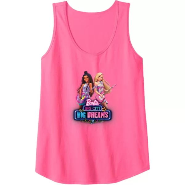 imageBarbie Big City Big Dreams Tank TopNeon Pink