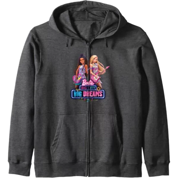 imageBarbie Big City Big Dreams Zip HoodieDark Heather Grey