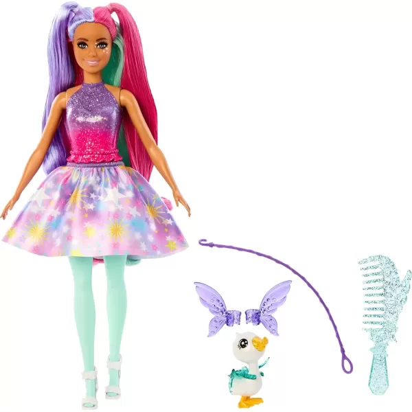 imageBarbie A Touch of Magic Fashion Doll The Glyph with Fantasy Outfit ampamp Colorful Hair with Comb ampamp Pet AccessoriesGlyph