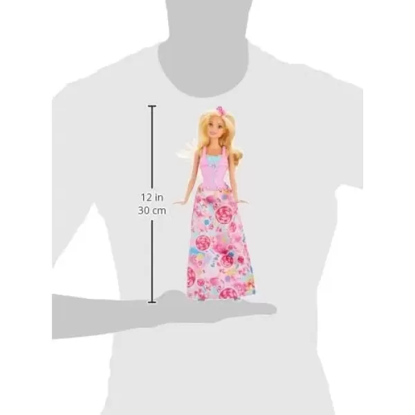 imageBarbie Doll Fantasy DressUp Set with Blonde Fashion Doll CandyInspired Clothes ampamp Accessories like Fairy Wings ampamp Mermaid TailBarbie Fantasy