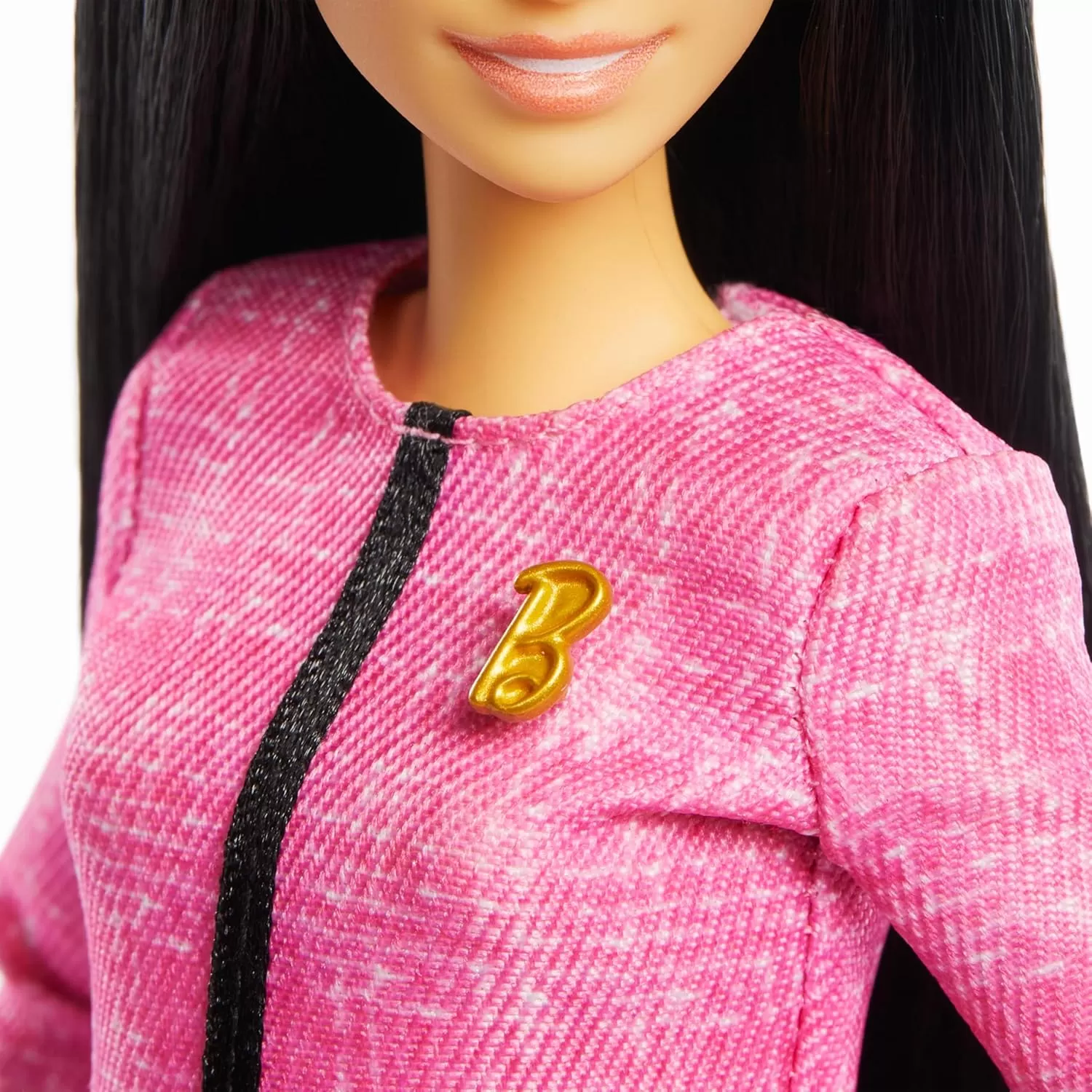 imageBarbie Careers Doll ampamp Accessories Future Leader with Black Hair Wearing Outfit with 2 Golden Bracelets ampamp B Pin Includes Sticker for Kids
