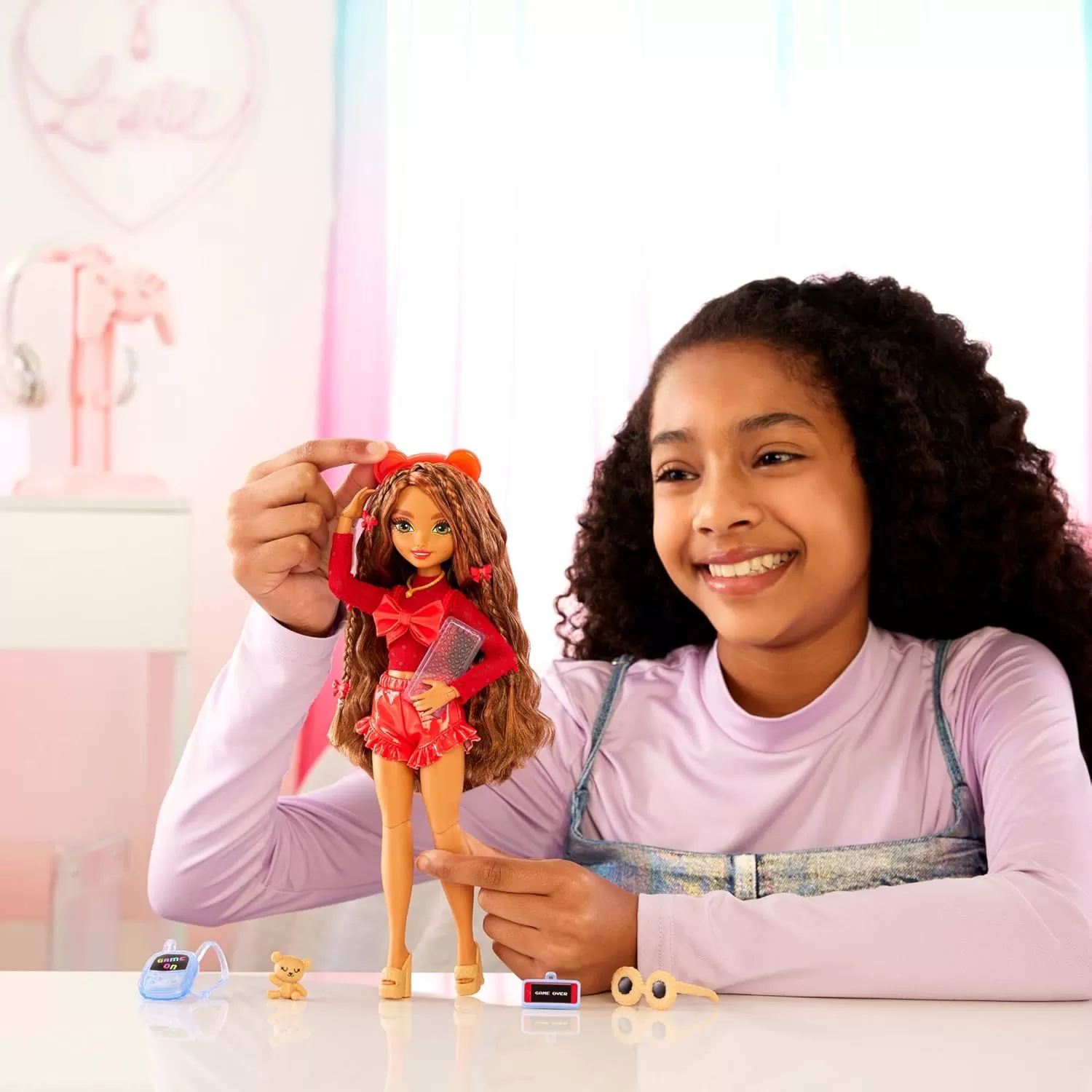 imageBarbie Dream Besties Doll ampamp Accessories Playset Brooklyn Posable Fashion Doll with Long Black Hair 9 MusicThemed PiecesTeresa