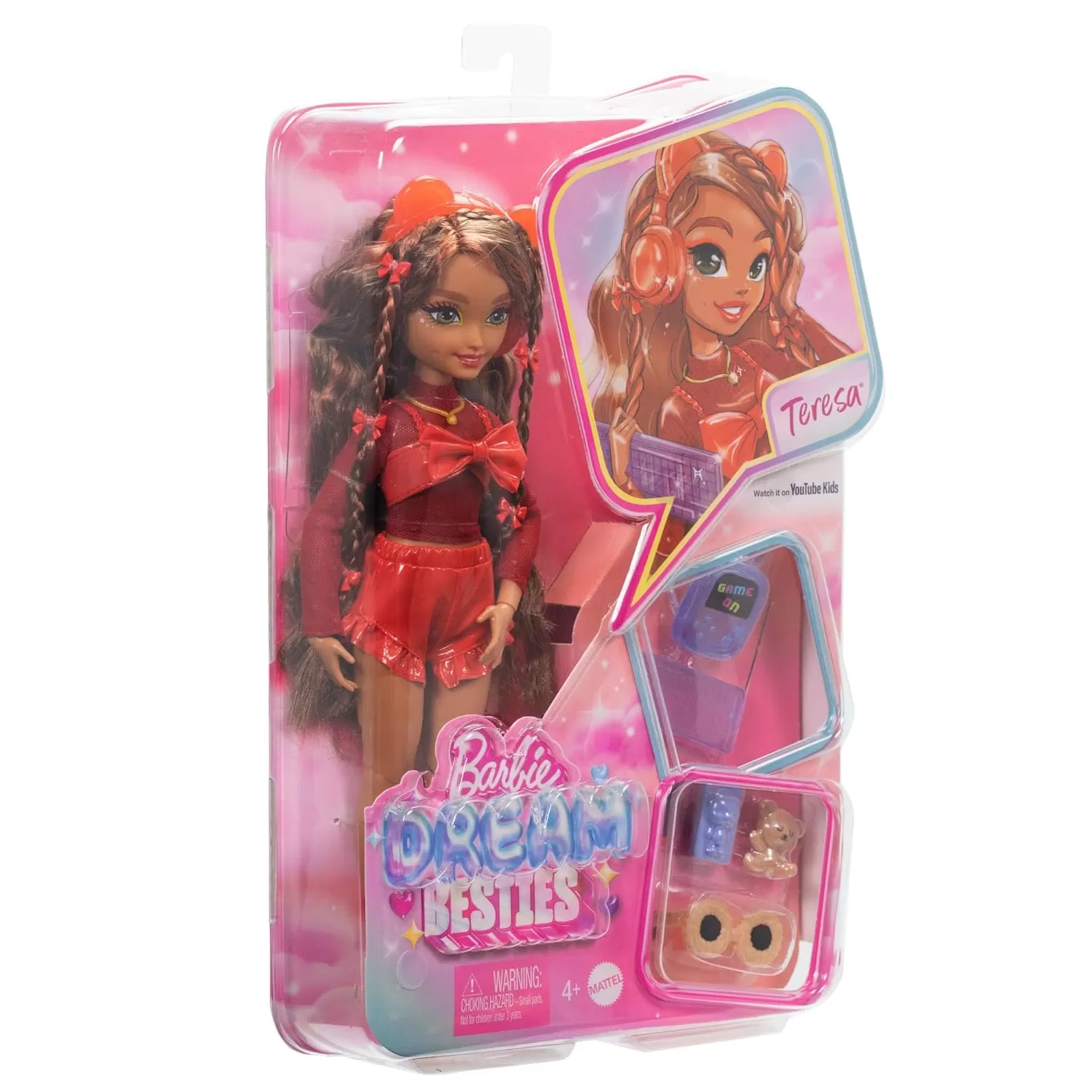 imageBarbie Dream Besties Doll ampamp Accessories Playset Brooklyn Posable Fashion Doll with Long Black Hair 9 MusicThemed PiecesTeresa