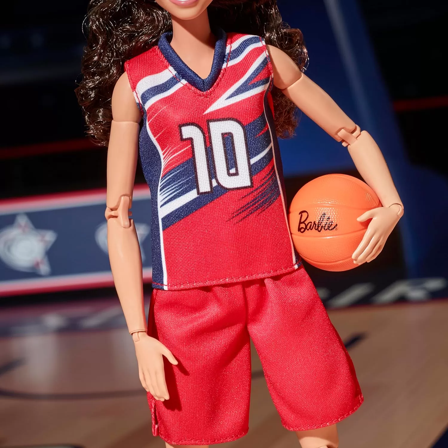 imageBarbie Signature Doll Sue Bird with No 10 Uniform Clothes ampamp Basketball Accessory