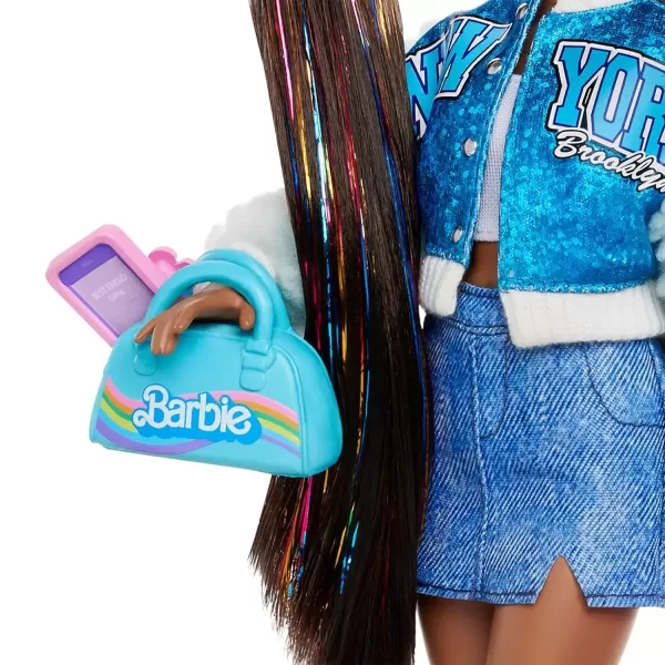 imageBarbie Dream Besties Doll ampamp Accessories Playset Brooklyn Posable Fashion Doll with Long Black Hair 9 MusicThemed PiecesBrooklyn
