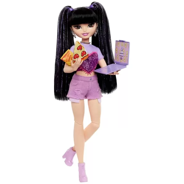imageBarbie Dream Besties Doll ampamp Accessories Playset Brooklyn Posable Fashion Doll with Long Black Hair 9 MusicThemed PiecesRenee
