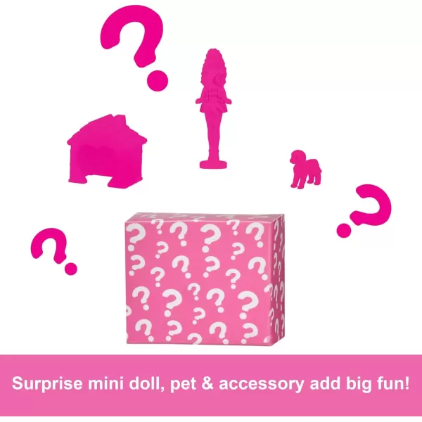imageBarbie Mini BarbieLand Doll House Sets Mini Dreamhouse with Surprise 15inch Doll Furniture ampamp Accessories Plus Elevator ampamp PoolHouse