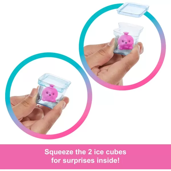 imageBarbie Pop Reveal Bubble Tea Series Doll ampamp Accessories with Fashion Doll ampamp Pet 8 Surprises Include Color Change Cup with Storage Styles May VaryMango Mochi