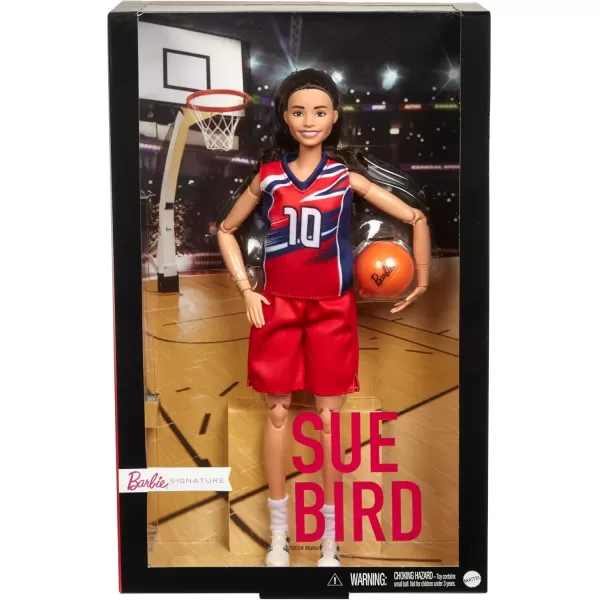 imageBarbie Signature Doll Sue Bird with No 10 Uniform Clothes ampamp Basketball Accessory