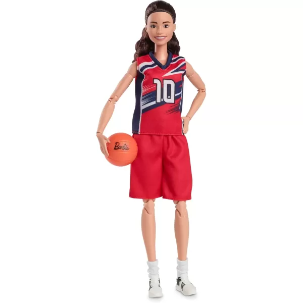 imageBarbie Signature Doll Sue Bird with No 10 Uniform Clothes ampamp Basketball Accessory