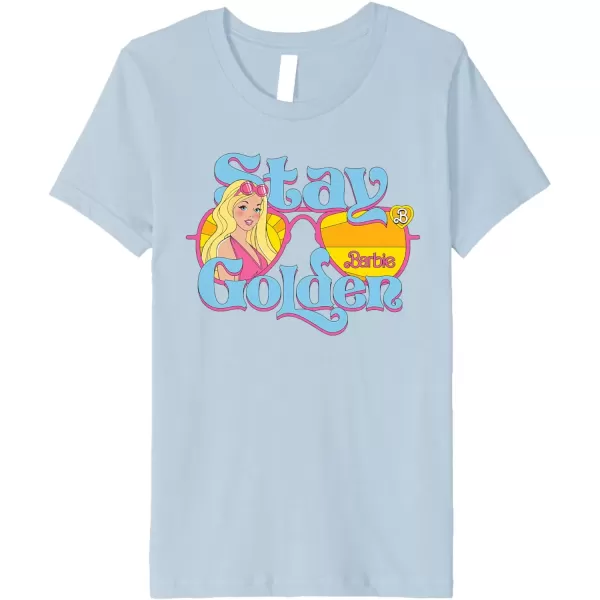 imageBarbie  Stay Golden Premium TShirtBaby Blue