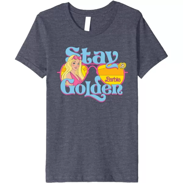 imageBarbie  Stay Golden Premium TShirtHeather Blue