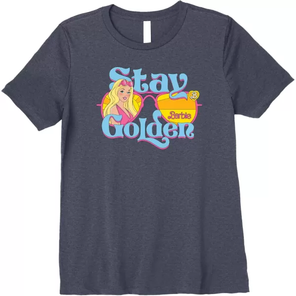 imageBarbie  Stay Golden Premium TShirtHeather Blue