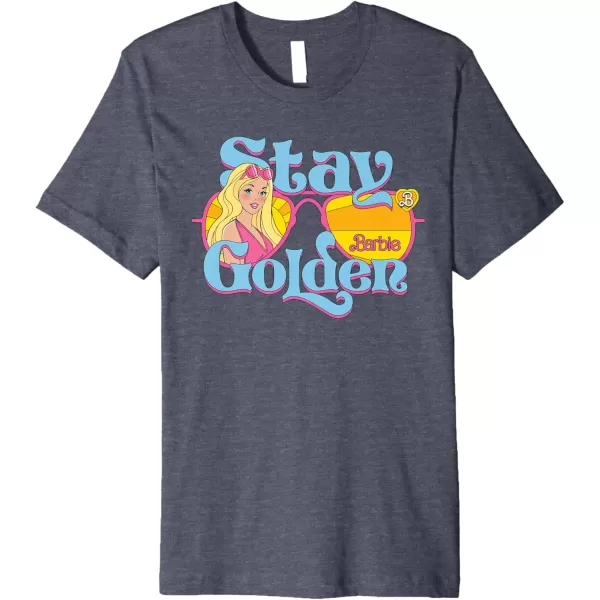 imageBarbie  Stay Golden Premium TShirtHeather Blue