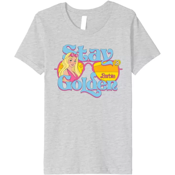 imageBarbie  Stay Golden Premium TShirtHeather Grey