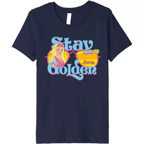 imageBarbie  Stay Golden Premium TShirtNavy Blue