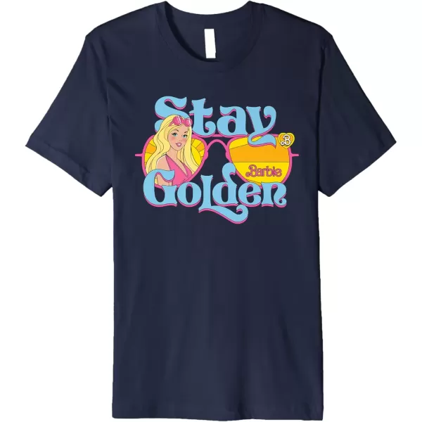 imageBarbie  Stay Golden Premium TShirtNavy Blue