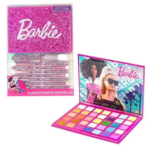 imageBarbie  Townley Girl 35Well Eyeshadow Palette Shimmery and Opaque Colors Pigmented Blendable 8 Application Brushes NonToxic 8 Perfect for Parties Sleepovers ampamp Makeovers