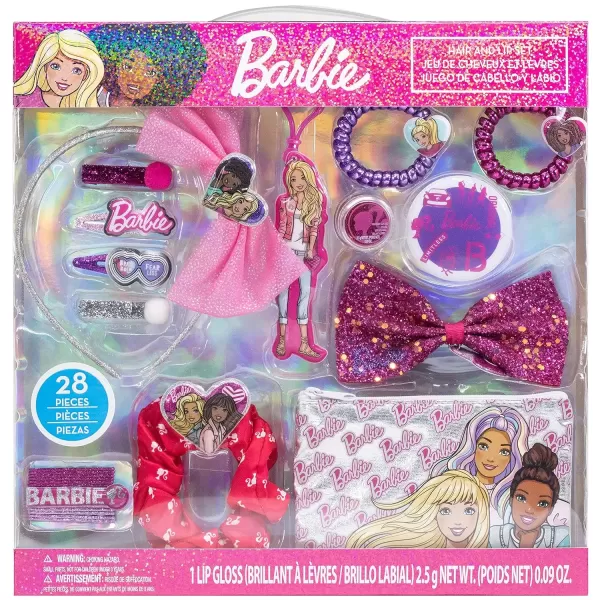 imageBarbie  Townley Girl Hair Accessories BoxGift Set for Kids GirlsAges 3 28 Pcs Including Hair Bow Headband Hair Clips Hair Pins and More for Parties Sleepovers and Makeovers