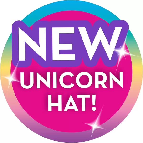 imageBarbie Walking 10inch Puppy with Glittering Eyes and Unicorn Hat Barks and Walks Kids Toys for Ages 3 Up by Just PlayMulticolor
