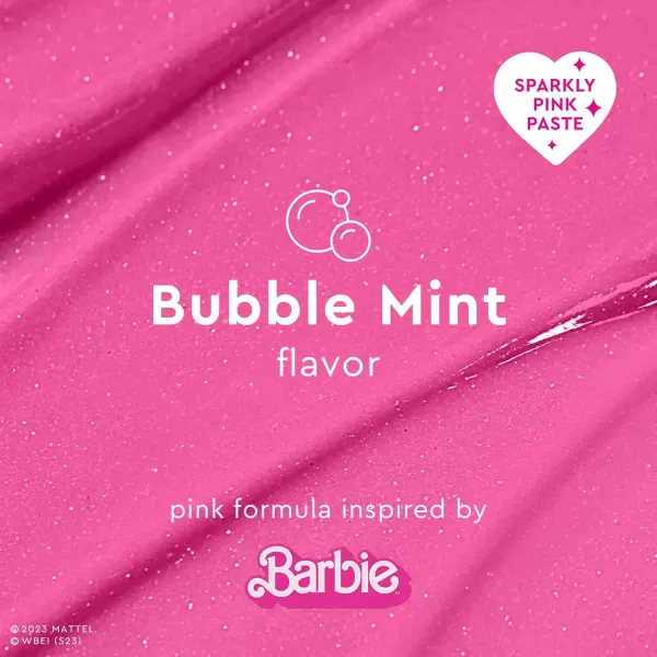 imageBarbie x MOON Bubble Mint Whitening Toothpaste for Kids and Adults Stain Removal FluorideFree Gentle on Senstive Teeth Vegan Fresh Breath 42 Oz