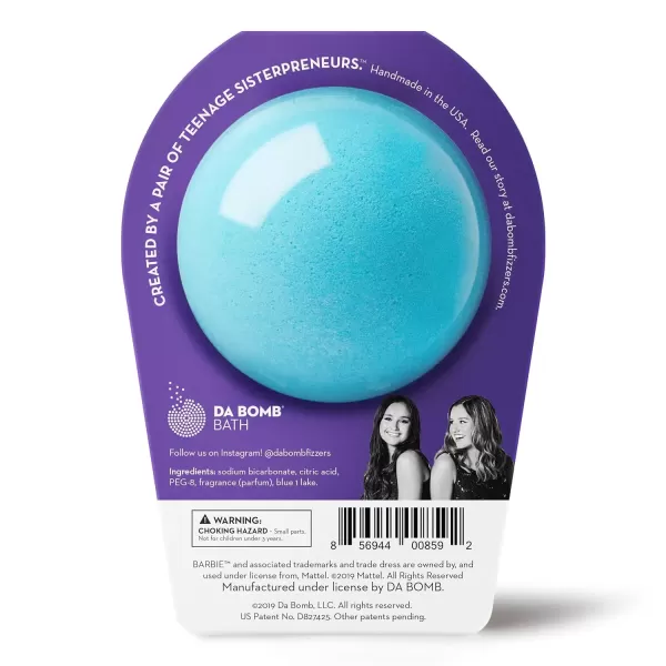 imageDa Bomb Bath Barbie Vintage Blue Bath Bomb 7ozJasmine