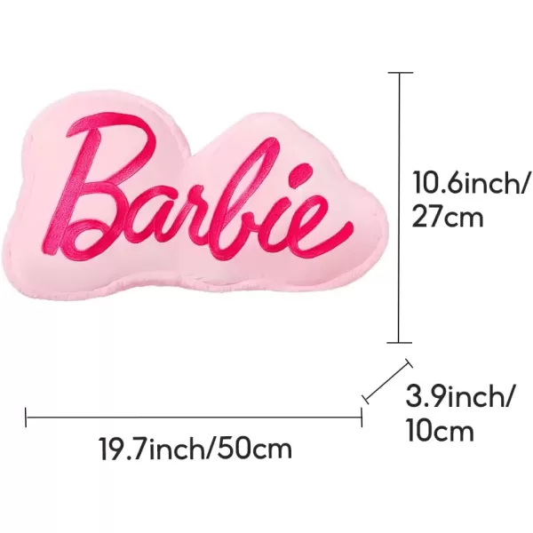 imageMINISO Barbie Collection Letter Pillow  Officially Licensed Stylish Dcor for Barbie Fans