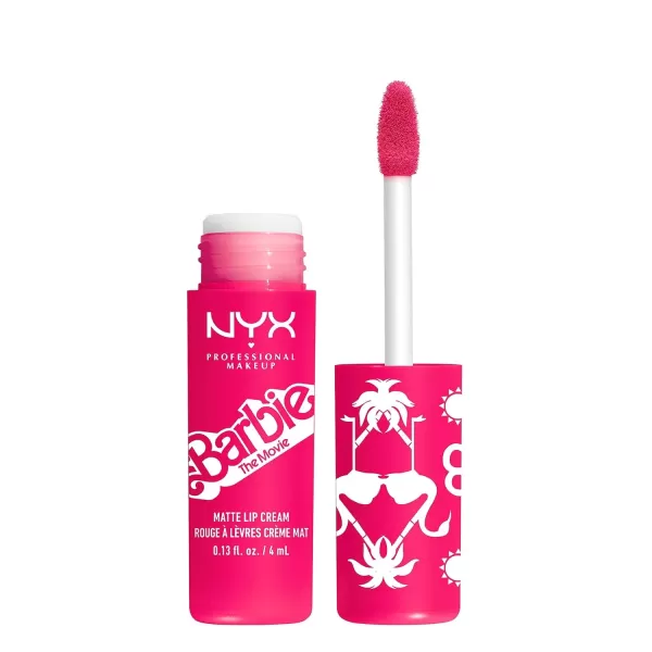 imageNYX PROFESSIONAL MAKEUP BARBIE Smooth Whip Lip Cream  Perfect Day PinkDreamhouse Pink