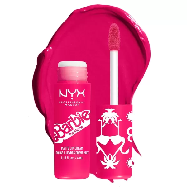 imageNYX PROFESSIONAL MAKEUP BARBIE Smooth Whip Lip Cream  Perfect Day PinkDreamhouse Pink