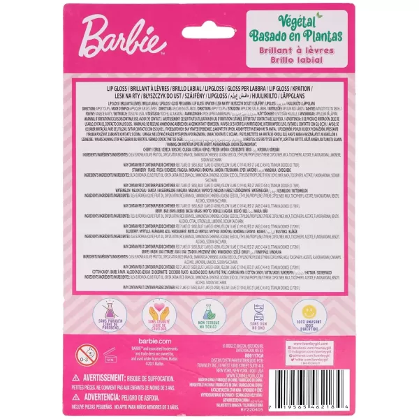 imageTownley Girl Barbie 7 pcs Kids Lip Gloss Set  Vegan Girls Makeup for Ages 3Barbie