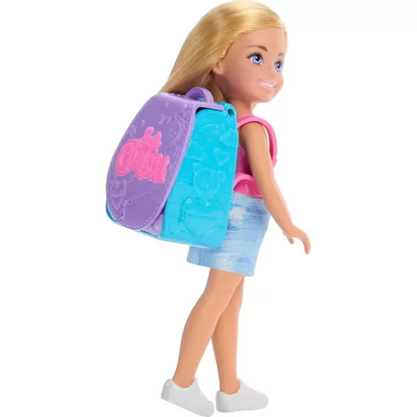 imageBarbie Family ampamp Friends Cupcake Baking Backpack Blonde Chelsea Doll Wearable Backpack with Baking Play Pieces