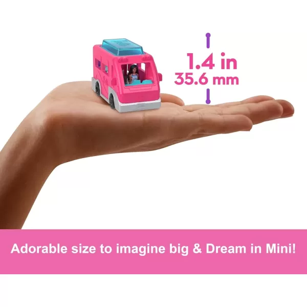 imageBarbie Mini BarbieLand Doll ampamp Toy Vehicle Set 15inch Doll ampamp DreamCamper with Working Doors ampamp ColorChange Pool
