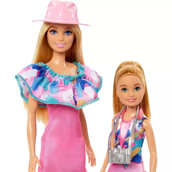 imageBarbie ampamp Stacie Doll Set with 2 Pet Dogs ampamp Accessories Dolls with Blonde Hair ampamp Blue Eyes Summer Clothes