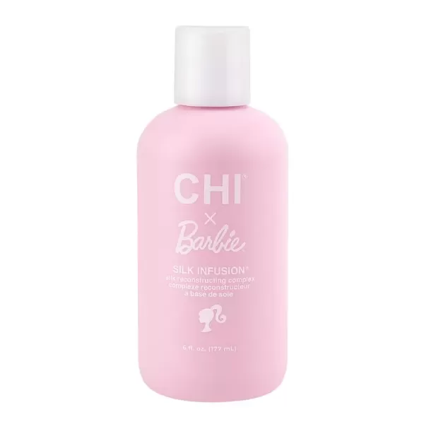 imageCHI x Barbie 44 Iron Guard Thermal Protection Spray Nourishing Formula Helps Resist Heat Damage To Hair ampamp Tame Frizz Barbie Inspired Design 8 OzSilk Infusion