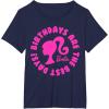 imageBarbie  Birthdays are the Best Days TShirtNavy Blue