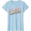 imageBarbie  Stacked Logo TShirtBaby Blue